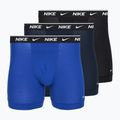 Bokserki męskie Nike Cotton Stretch Boxer Brief black/blue/navy