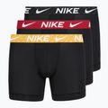 Bokserki męskie Nike Dri-Fit Essential Micro 3 pack metal grey