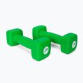 Hantle neoprenowe 2 kg Pure2Improve zielone P2I201400