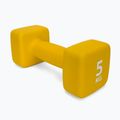 Hantel neoprenowy 5 kg Pure2Improve żółty P2I201430