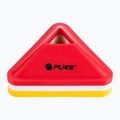 Pachołki treningowe Pure2Improve Triangle Cones Set 20 szt. white/red/yellow 2