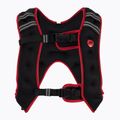 Kamizelka treningowa z obciążeniem Pure2Improve P2I202320 Weighted vest 10 kg czarno-czerwona P2I202320