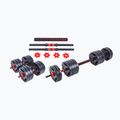 Hantle z funkcją sztangi Pure2Improve Hybrid Dumbell/Barbell 30 kg czarno-czerwone P2I202350