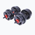 Hantle z funkcją sztangi Pure2Improve Hybrid Dumbell/Barbell 20 kg czarno-czerwone P2I202340 2