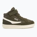 Buty dziecięce FILA Crew Velcro Mid olive night 2