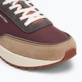 Buty męskie Calvin Klein HM0HM01714 Low Top Lace Up Repreve Mix silver mink/vineyard wine 7