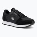Buty damskie Calvin Klein YW0YW01644 Runner Laceup Sock Mg Nylon Mix black