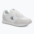 Buty męskie Calvin Klein YM0YM01326 Retro Runner Sock Lace Up Ny-Su bright white/black