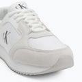 Buty męskie Calvin Klein YM0YM01326 Retro Runner Sock Lace Up Ny-Su bright white/black 7