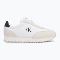 Buty męskie Calvin Klein YM0YM01325 Retro Runner Lace Up Ny-Su bright white/black 2