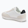 Buty męskie Calvin Klein YM0YM01325 Retro Runner Lace Up Ny-Su bright white/black 3