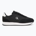 Buty męskie Calvin Klein YM0YM01325 Retro Runner Lace Up Ny-Su black/bright white 2
