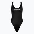 Strój kąpielowy jednoczęściowy damski Calvin Klein Scoop Back One Piece Logo black