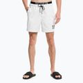 Szorty kąpielowe męskie Calvin Klein Medium Double Waistband white 5