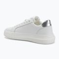 Buty damskie Calvin Klein YW0YW01224 Cupsole Mono Lth Wn white/silver 3