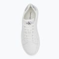 Buty damskie Calvin Klein YW0YW01224 Cupsole Mono Lth Wn white/silver 5