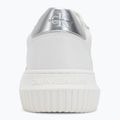 Buty damskie Calvin Klein YW0YW01224 Cupsole Mono Lth Wn white/silver 6