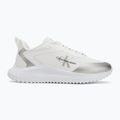 Buty damskie Calvin Klein Eva Runner Low Lace Mix Ml Wn bright white/silver 2