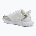 Buty damskie Calvin Klein Eva Runner Low Lace Mix Ml Wn bright white/silver 3