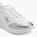 Buty damskie Calvin Klein Eva Runner Low Lace Mix Ml Wn bright white/silver 7