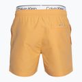 Szorty kąpielowe męskie Calvin Klein Medium Double WB buff orange 2