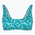 Góra od stroju kąpielowego Calvin Klein Bralette-RP Print monogram blue