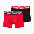 Bokserki męskie PUMA Everyday Basic 2 pary red/black