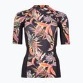 Koszulka do pływania damska O'Neill Anglet Skin black tropical flower