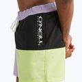 Szorty kąpielowe męskie O'Neill Wilder Colorblock 16'' sunny lime colour block 5