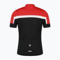 Koszulka rowerowa męska Rogelli Course black/red/white 4