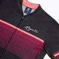 Koszulka rowerowa damska Rogelli Impress II burgundy/coral/black 5