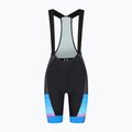 Spodenki rowerowe damskie Rogelli Impress II Bib Short blue/pink/black 3