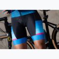 Spodenki rowerowe damskie Rogelli Impress II Bib Short blue/pink/black 6