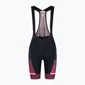 Spodenki rowerowe damskie Rogelli Impress II Bib Short burgundy/coral/black 3