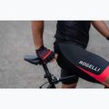 Rękawiczki rowerowe męskie Rogelli Hero II black/red/bordeaux 4