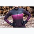 Longsleeve rowerowy damski Rogelli Impress II bordeaux/coral 9