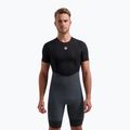 Spodenki rowerowe męskie Rogelli Signature Bib Short grey