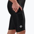Spodenki rowerowe męskie Rogelli Distance II Bib Short black 5