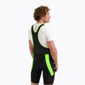 Spodenki rowerowe męskie Rogelli Core Bib Short black/fluor yellow 2