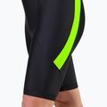 Spodenki rowerowe męskie Rogelli Core Bib Short black/fluor yellow 4