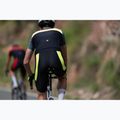 Spodenki rowerowe męskie Rogelli Core Bib Short black/fluor yellow 9