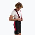 Spodenki rowerowe męskie Rogelli Core Bib Short black/red