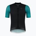 Koszulka rowerowa męska Rogelli Fast black/teal/green 6
