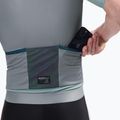 Koszulka rowerowa męska Rogelli Fast grey/dusty teal/teal 5