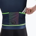 Koszulka rowerowa męska Rogelli Fast blue/lime 4