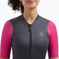 Koszulka rowerowa damska Rogelli Fast ebony/pink/coral 3