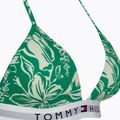Góra od stroju kąpielowego Tommy Hilfiger Triangle Fixed Foam Print vinted tropical olympic green 3