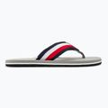 Japonki męskie Tommy Hilfiger Corporate Beach Sandal antique silver 2