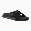 Klapki męskie Tommy Hilfiger Comfort Criss Cross Beach Sandal black