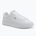 Buty męskie Tommy Hilfiger Icon Court Lth Flag Ess white